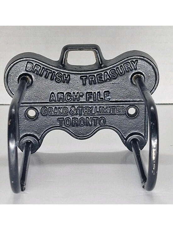 Other - "British Treasury Arch File" from Grand & Toy Toronto Limited Patented 1905